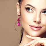 98090, RHINESTONE EVENING EARRING