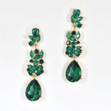 98098, RHINESTONE EVENING DANGLE EARRING