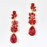 98098, RHINESTONE EVENING DANGLE EARRING