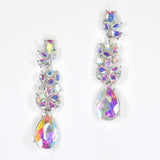 98098, RHINESTONE EVENING DANGLE EARRING