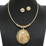 98151, RESIN CELLULOID ACETATE NECKLACE