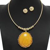 98151, RESIN CELLULOID ACETATE NECKLACE