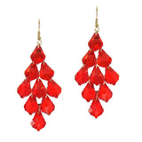 98248, GEOMETRIC GLASS STONE DANGLE EARRING