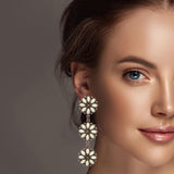 98259, WESTERN TURQUOISE STONE DANGLE EARRING