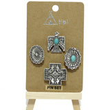 98263, WESTERN THEME PIN SET