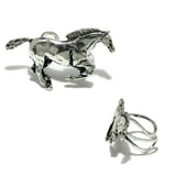 98269, WESTERN HORSE CUFF RING