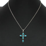 98293, WESTERN CROSS PENDANT NECKLACE