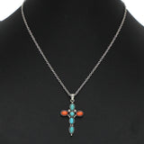 98293, WESTERN CROSS PENDANT NECKLACE