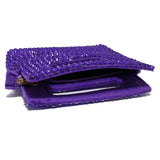 98308, BLING STUDDED RHINESTONE MINI TOTE HANDBAG