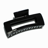 98458, GLOSS RECTANGULAR GRANDER HAIR CLAW /MADE IN KOREA