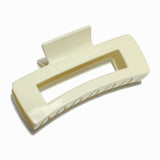 98458, GLOSS RECTANGULAR GRANDER HAIR CLAW /MADE IN KOREA