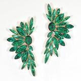 98522, MARQUISE RHINESTONE ACCENT EVENING EARRING