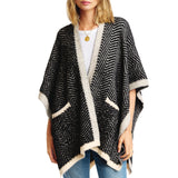 99955, SOFT KNIT KIMONO WITH POCKET