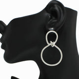 98594, KNOT ACCENT METAL EARRING