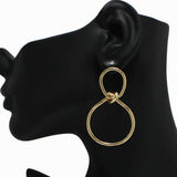98594, KNOT ACCENT METAL EARRING