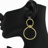 98594, KNOT ACCENT METAL EARRING