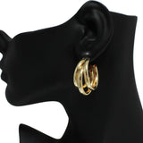 98602, TRIPLE STACK HOOP EARRING