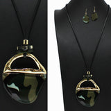 98651, CELLULOID ACETATE ACCENT LONG NECKLACE