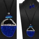 98651, GLITTER CELLULOID ACETATE ACCENT LONG NECKLACE