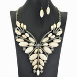 98659, MARQUISE ACCENT WITH RHINESTONE NECKLACE