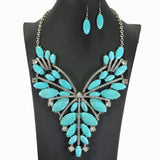 98659, MARQUISE ACCENT WITH RHINESTONE NECKLACE