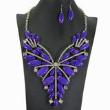 98659, MARQUISE ACCENT WITH RHINESTONE NECKLACE