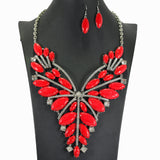 98659, MARQUISE ACCENT WITH RHINESTONE NECKLACE