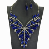 98659, MARQUISE ACCENT WITH RHINESTONE NECKLACE