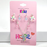 98707, GLITTER UNICORN ENAMEL CHARM NECKLACE