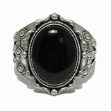 98722, WESTERN OVAL TURQUOISE STONE STRETCH BRACELET