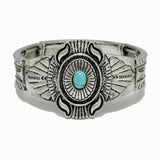 98727, WESTERN CONCHO ACCENT STRETCH BRACELET