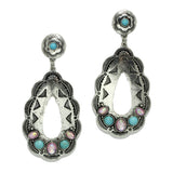 98736, WESTERN TEXTURED TEARDROP DANGLE EARRING