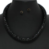 98741, BLING GLITTER RHINESTONE NECKLACE