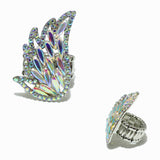 98801, WING RHINESTONE STRETCH RING