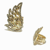98801, WING RHINESTONE STRETCH RING