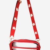 98828, STAR PRINT BEADED BAG STRAP