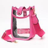 98832, CLEAR TRANSPARENT MINI CROSSBODY BAG
