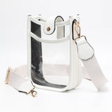 98832, CLEAR TRANSPARENT MINI CROSSBODY BAG