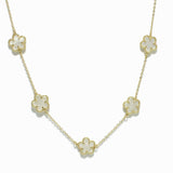 98888, FLOWER DELICATE STATION NECKLACE