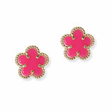 98889, FLOWER STUD EARRING