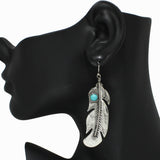98928, WESTERN MONSTERA LEAF EARRING