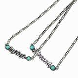 98937, "BLESSED" "MAMA" SET OF TWO NECKLACE