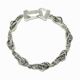 98942, FLIP FLOPS RHINESTONE MAGNETIC CLOSURE BRACELET