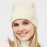 98986, PEARL ACCENT KNIT BEANIE