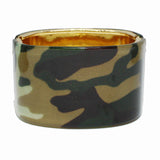 99014, RECTANGLE GLITTER CELLULOID ACETATE BANGLE BRACELET