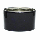 99014, RECTANGLE GLITTER CELLULOID ACETATE BANGLE BRACELET