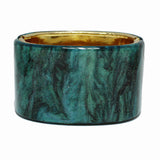 99014, RECTANGLE GLITTER CELLULOID ACETATE BANGLE BRACELET