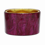 99014, RECTANGLE GLITTER CELLULOID ACETATE BANGLE BRACELET