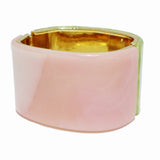 99014, RECTANGLE GLITTER CELLULOID ACETATE BANGLE BRACELET