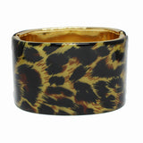 99014, RECTANGLE GLITTER CELLULOID ACETATE BANGLE BRACELET